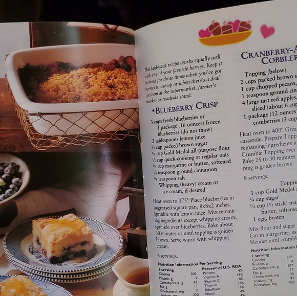 1993 Betty Crocker Cookbook #85 Baking With Love Recipe Booklet Dessert Vintage - Picture 6 of 10